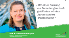 Prof. Prof. Dr. Julia Steinhoff-Wagner, Professur für Tierernährung und Metabolismus | Technische Universität München
© BRS e.V. Prof. Prof. Dr. Julia Steinhoff-Wagner, Professur für Tierernährung und Metabolismus | Technische Universität München
© BRS e.V.