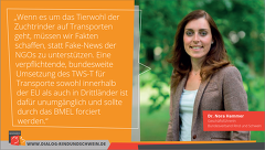 (c)BRS: BRS fordert verpflichtende Umsetzung des Tiertransportstandards (c)BRS: BRS fordert verpflichtende Umsetzung des Tiertransportstandards